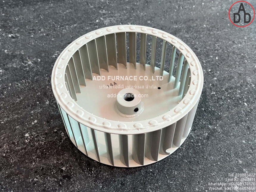 Pilot Burner Blower Wheel Size 160x65xOD12.4mm (2)